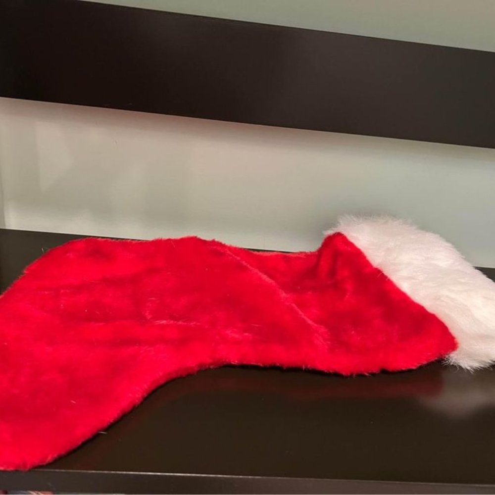 Standard Red Soft Christmas Stocking